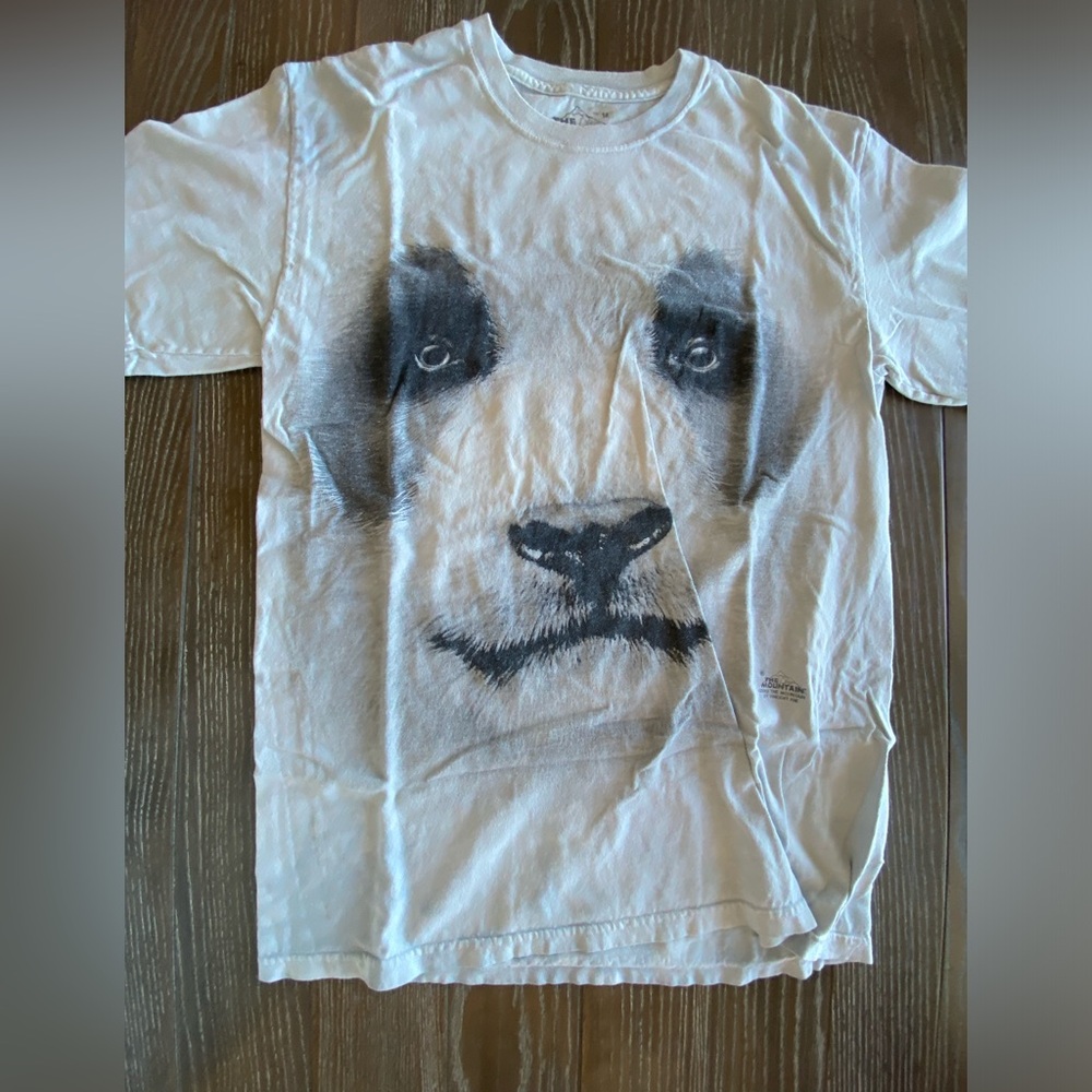 Panda bear face tshirt